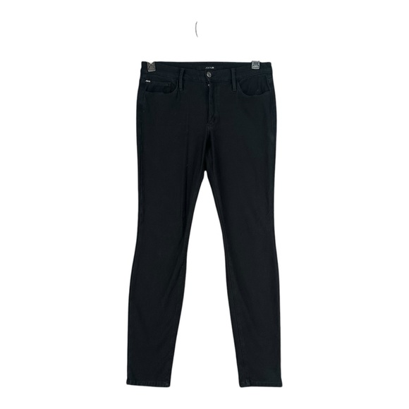 Joe's Jeans Denim - Joe’s Women’s 31 Jet Black Skinny Jeans Ankle Rocker Emo Grunge Punk Rock Casual